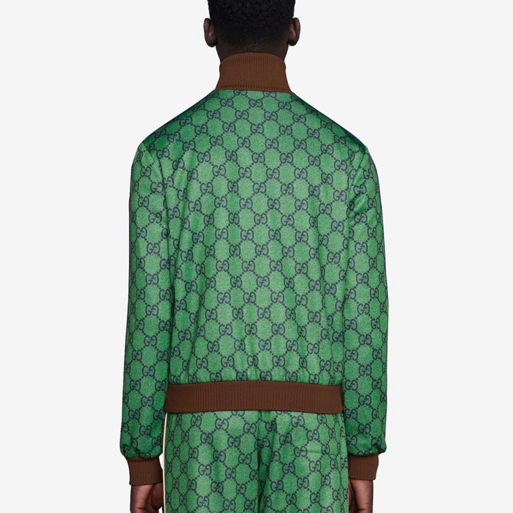 New with tags Gucci monogram green jacket - Picture 4 of 5